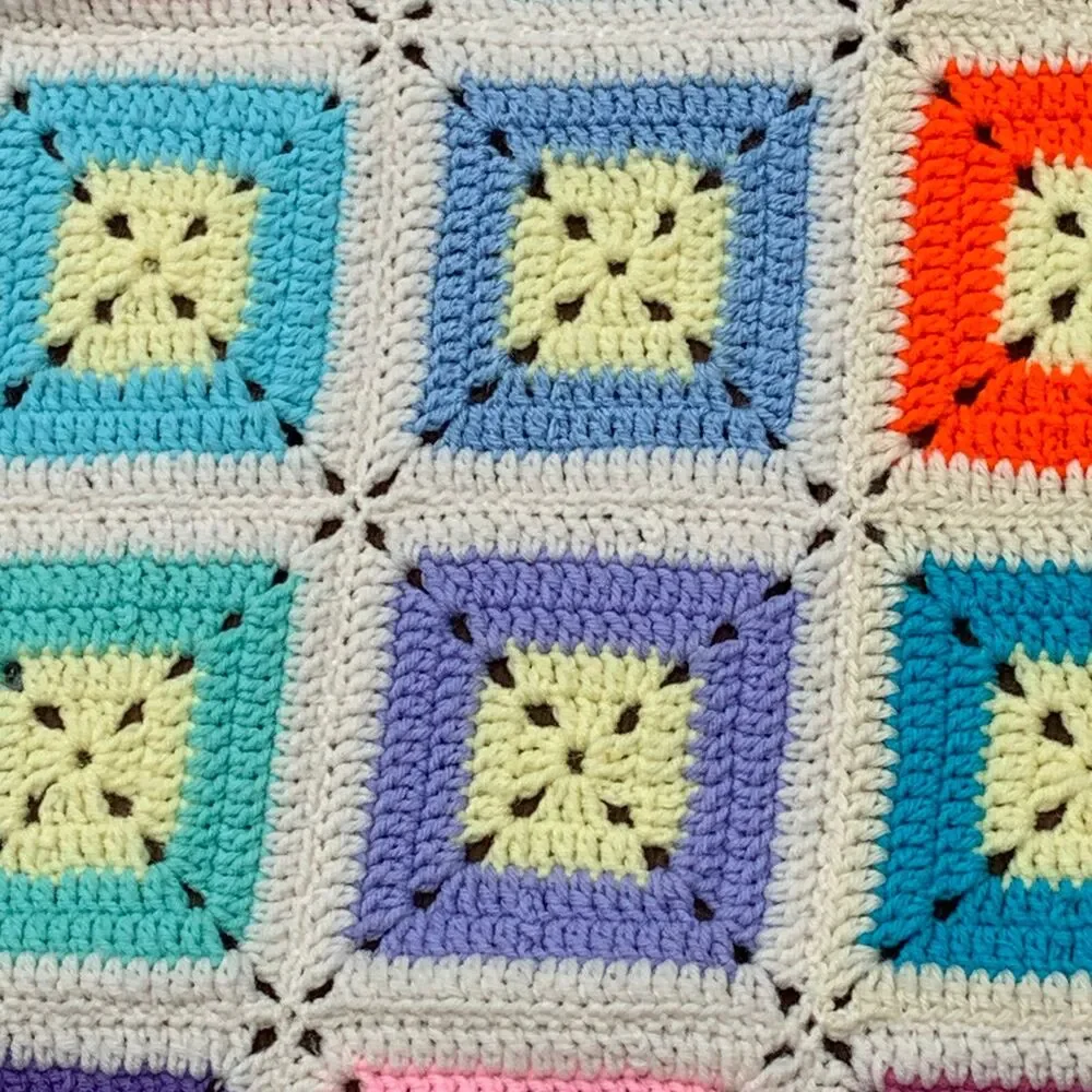 Handmade granny square